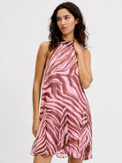 JXEMILIA CHIFFON SL HALTERNECK DRES