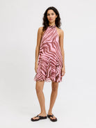 JXEMILIA CHIFFON SL HALTERNECK DRES