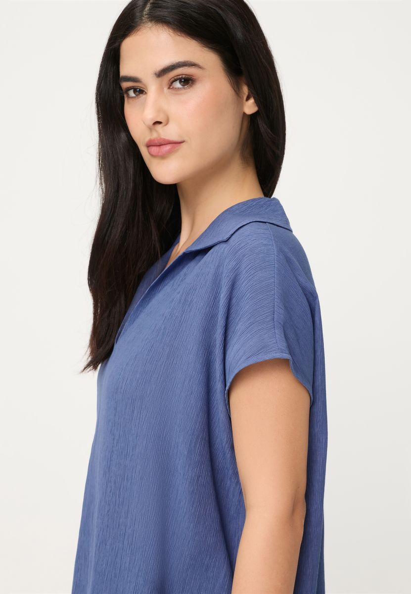 Blouse Woven Short Sleeves