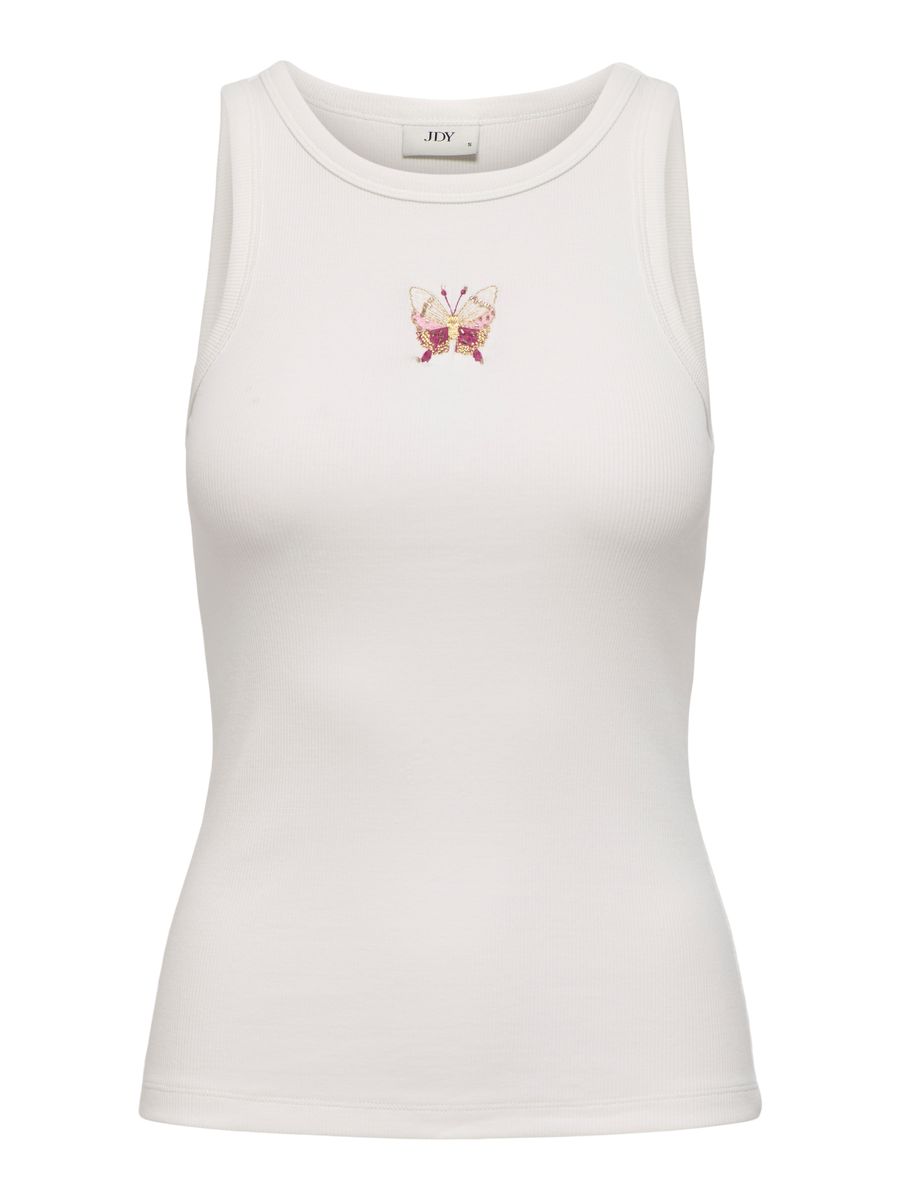 JDYTULLE LIFE EMB TANK TOP JRS