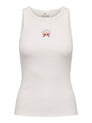 JDYTULLE LIFE EMB TANK TOP JRS