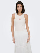 JDYTULLE LIFE EMB TANK TOP JRS