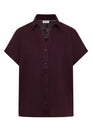 Dropped Shoulder Bluse aus Leinen