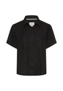 Kurzarm Bluse mit Kentkragen