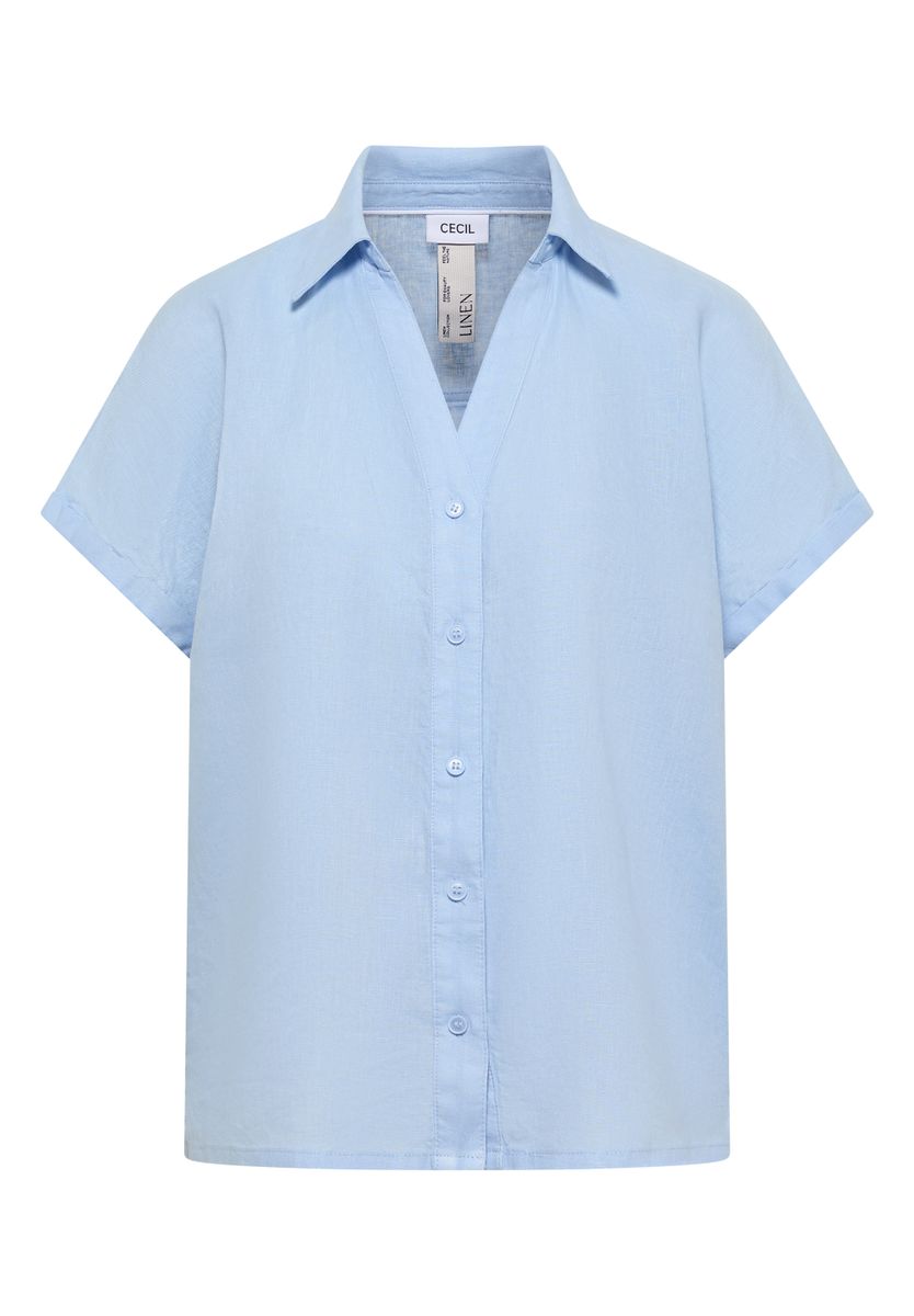 Dropped Shoulder Bluse aus Leinen
