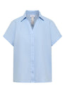 Dropped Shoulder Bluse aus Leinen