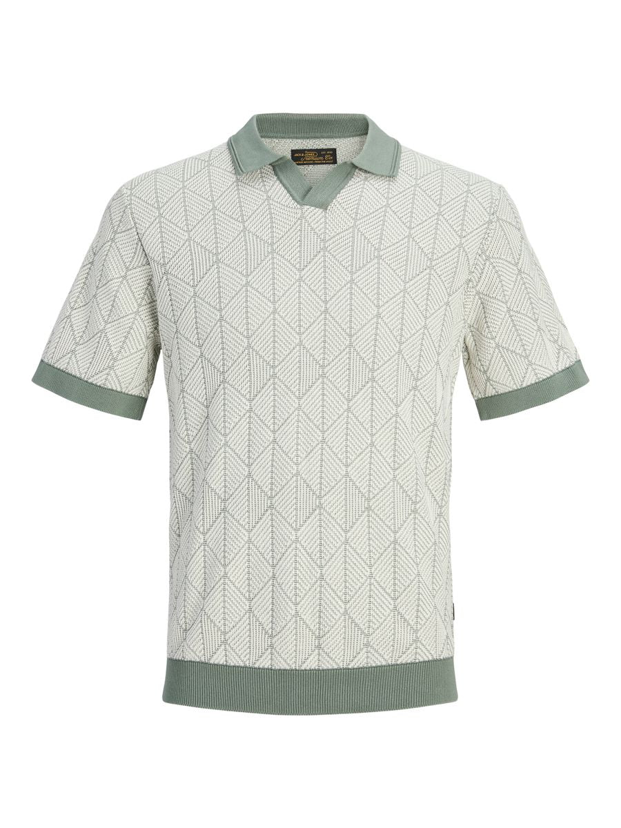 JPRBLUBLAKE STRUCTURE KNIT SPLIT NE