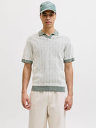 JPRBLUBLAKE STRUCTURE KNIT SPLIT NE