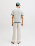 JPRBLUBLAKE STRUCTURE KNIT SPLIT NE