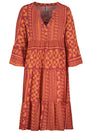 Damen, Kleid kurzarm