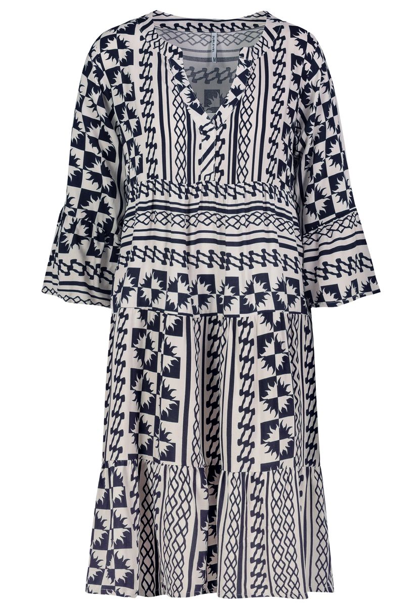 Damen, Kleid kurzarm