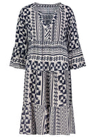 Damen, Kleid kurzarm