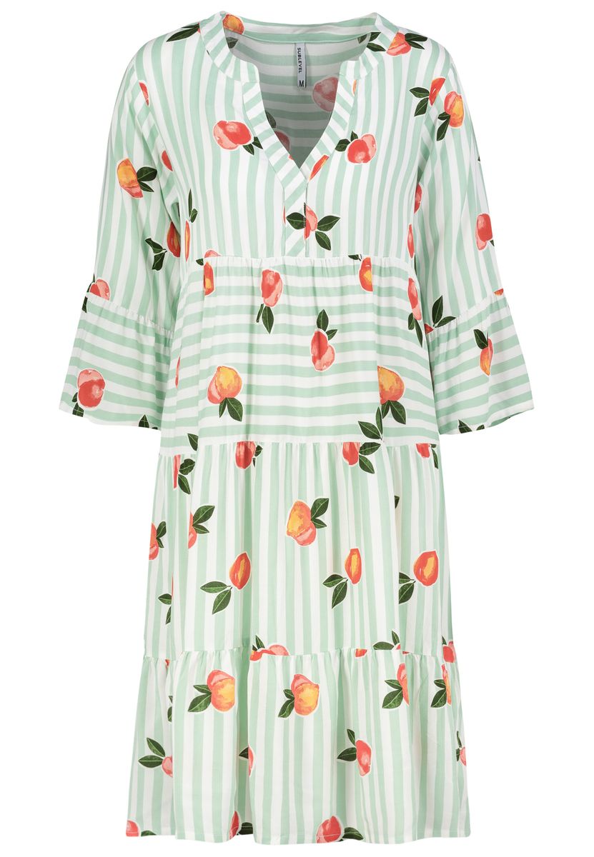 Damen, Kleid kurzarm