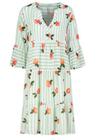 Damen, Kleid kurzarm