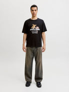 JJGRADIENT PRINT TEE SS CREW NECK L