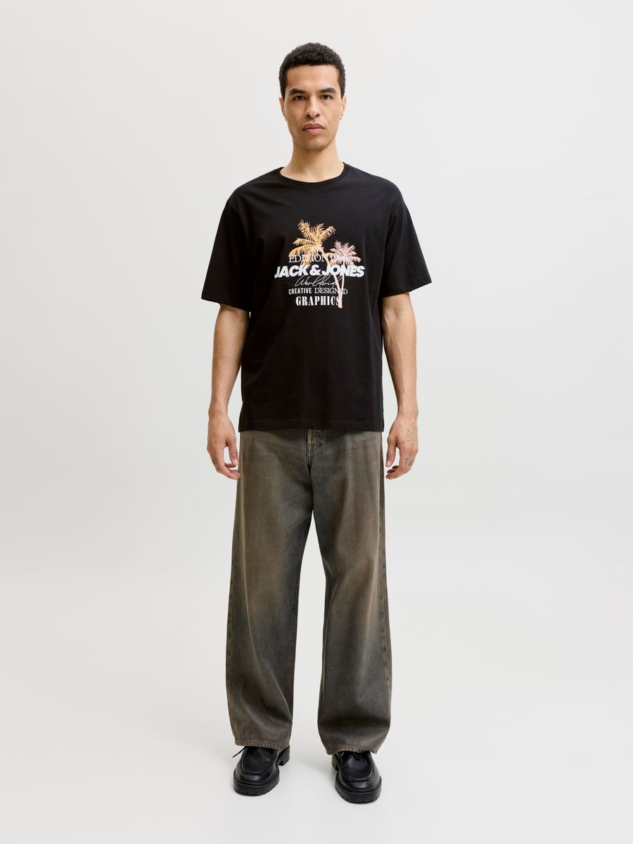 JJGRADIENT PRINT TEE SS CREW NECK L