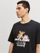 JJGRADIENT PRINT TEE SS CREW NECK L