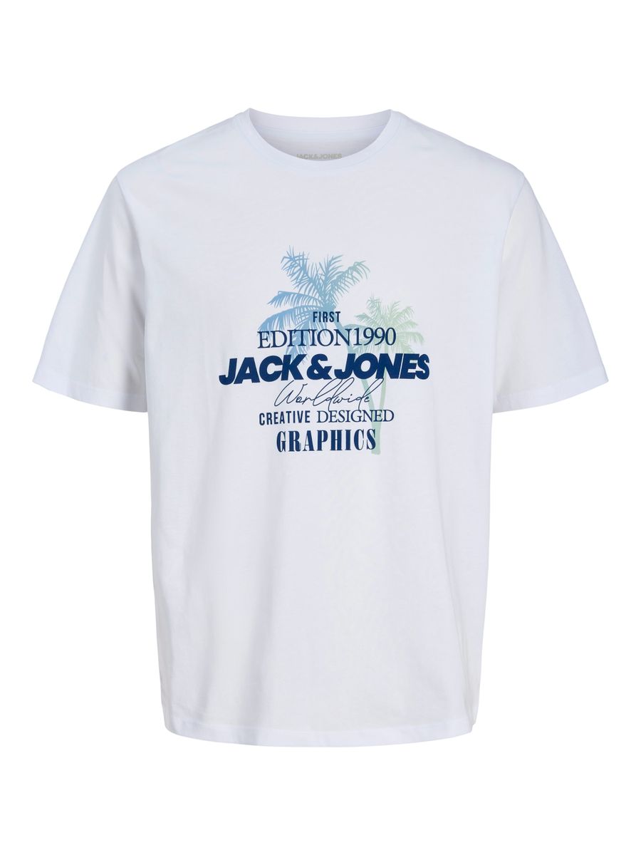 JJGRADIENT PRINT TEE SS CREW NECK LN
