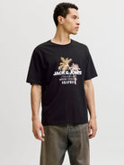JJGRADIENT PRINT TEE SS CREW NECK L
