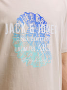 JJGRADIENT PRINT TEE SS CREW NECK LN