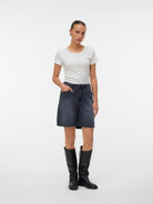 VMTINNA SS O-NECK TOP JRS GA
