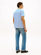 ESS REG FIT STRIPE POCKET TEE