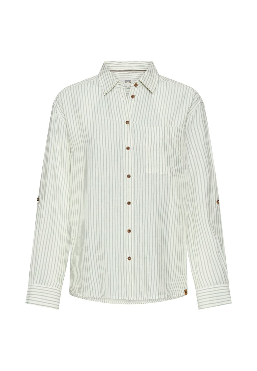 Bluse mit Kentkragen