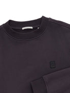 basic badge sweatshirt