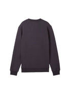basic badge sweatshirt