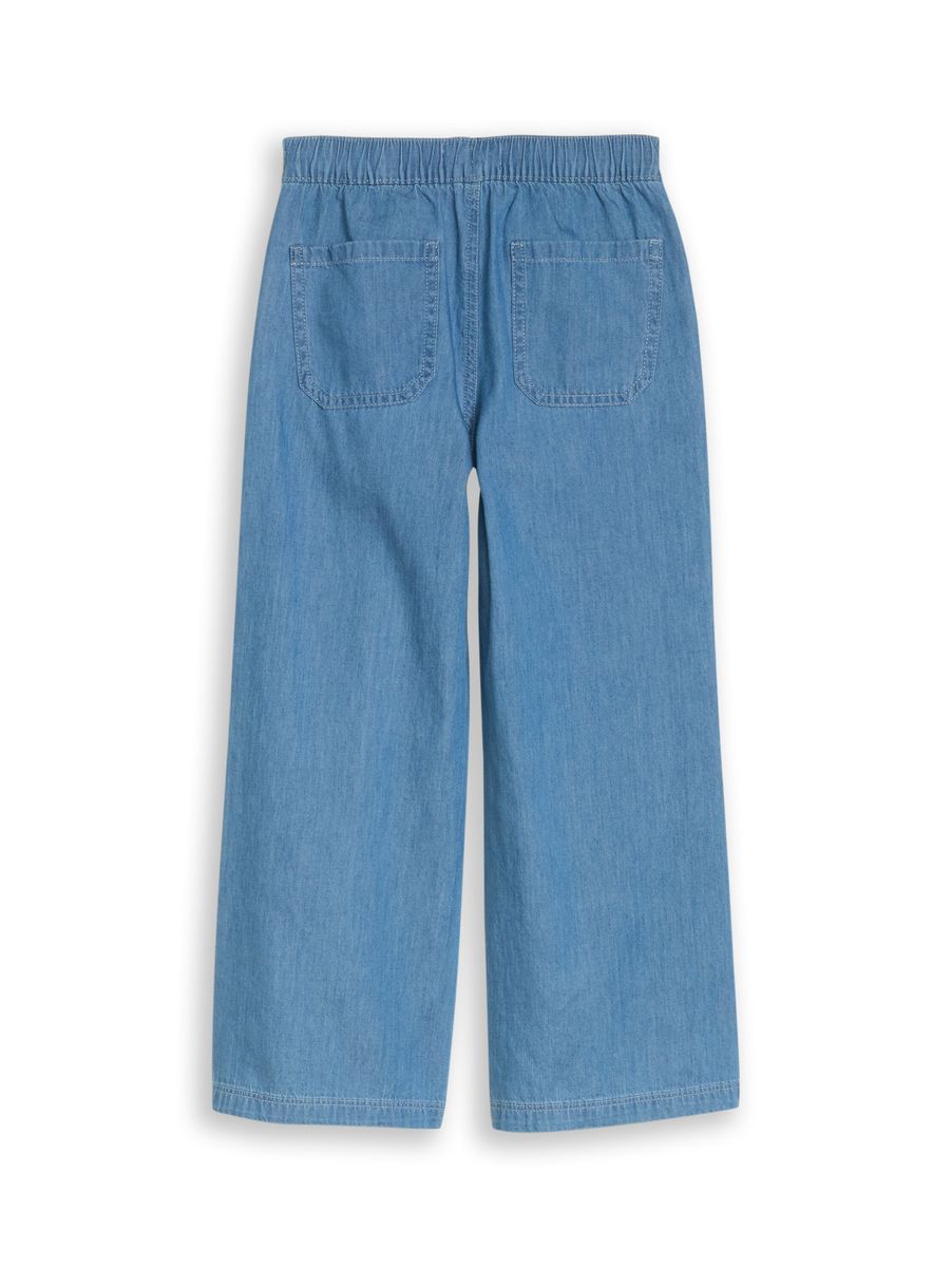wide leg light weight denim