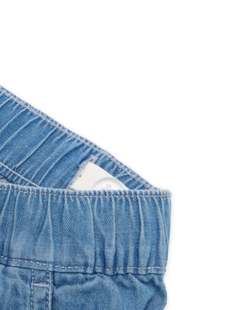 wide leg light weight denim