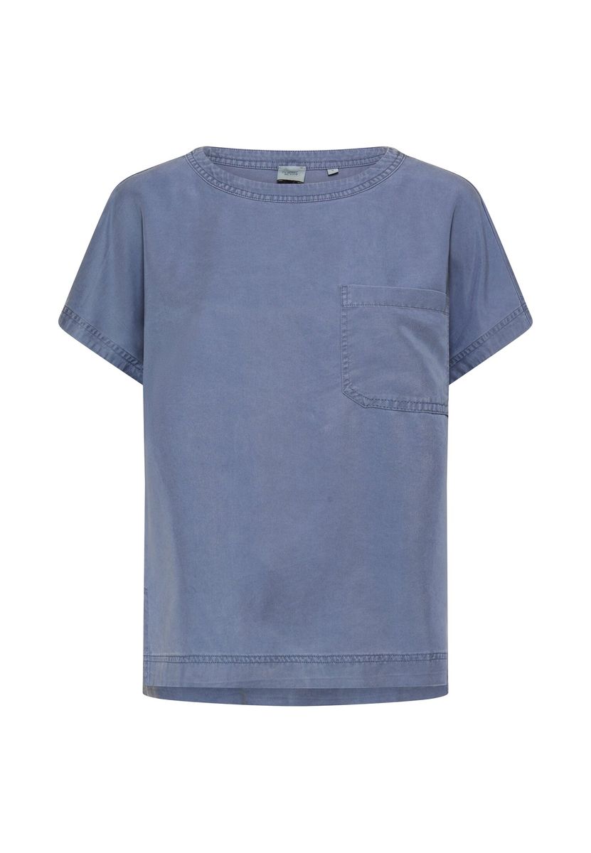 Kurzarm T-Shirt mit Brusttasche