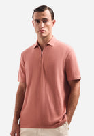 Polo Short Sleeve Zipper
