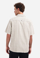 Shirt Short Sleeve Fancy Striped