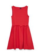VMTINNA SL BOAT NECK SHORT DRESS JR