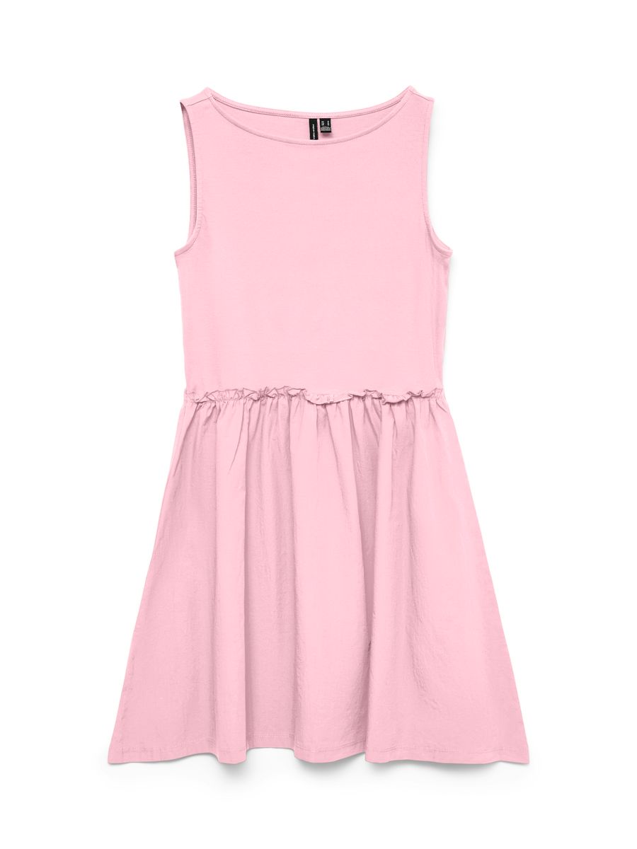 VMTINNA SL BOAT NECK SHORT DRESS JRS GA