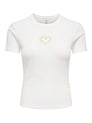 ONLKIRA NEW S/S O-NECK TOP JRS