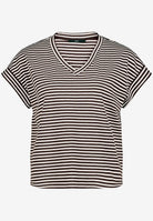 Shirt  gestreift mit V-Ausschnitt