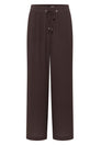 High Waist Straight Leg Hose im Loose Fit