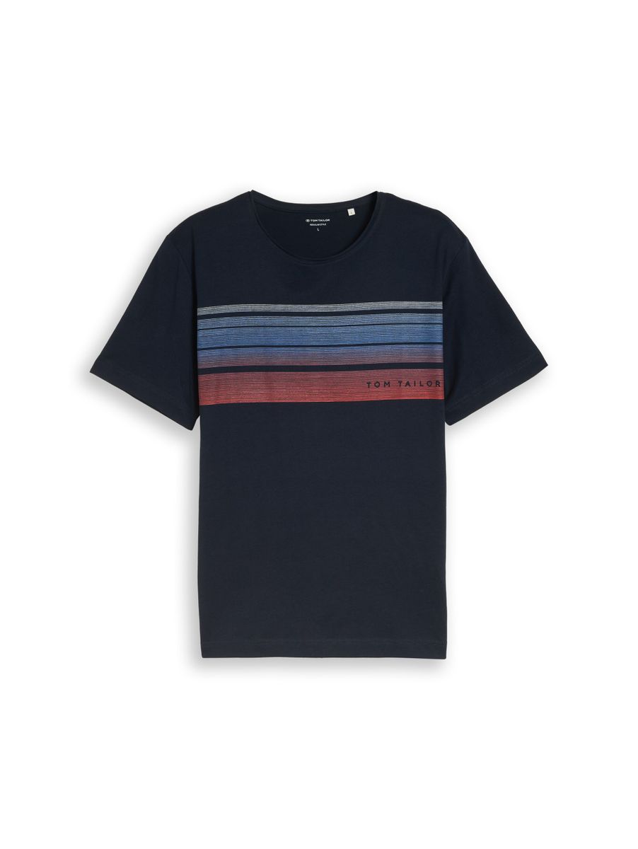 T-Shirt mit Print auf der Brust