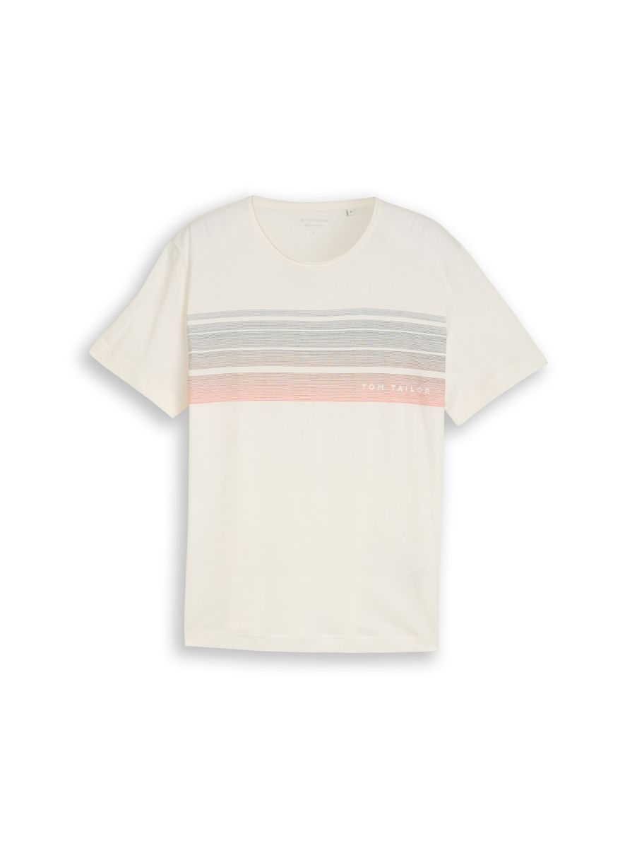 T-Shirt mit Print auf der Brust