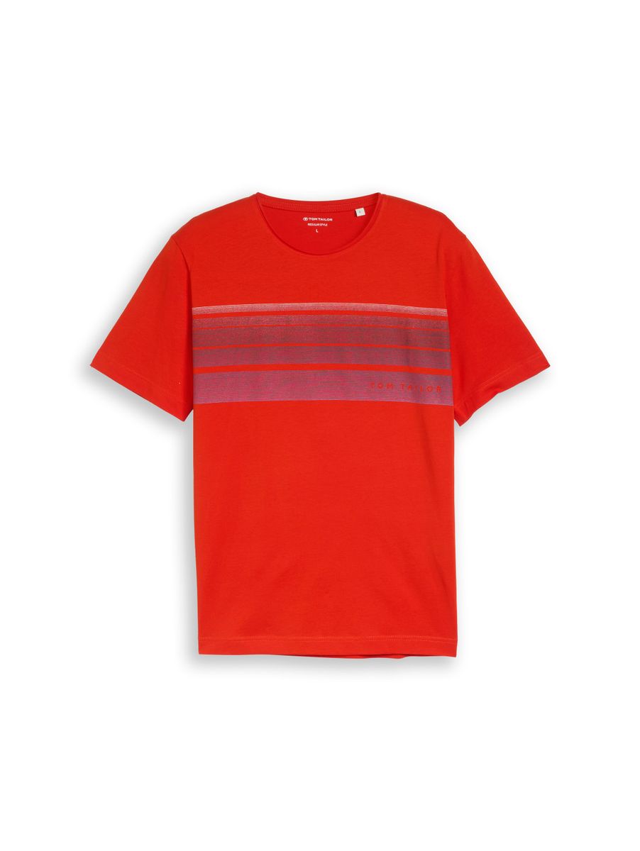 T-Shirt mit Print auf der Brust