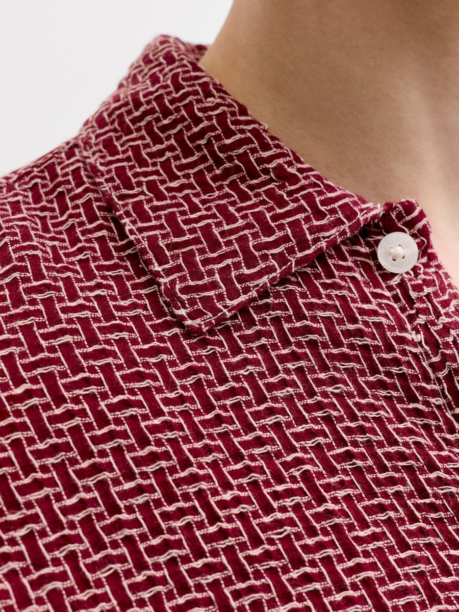 JORCASSIS DOBBY RESORT SHIRT SS SN