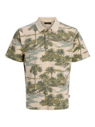 JPRBLUHAWAII AOP SS POLO