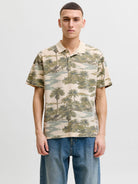 JPRBLUHAWAII AOP SS POLO