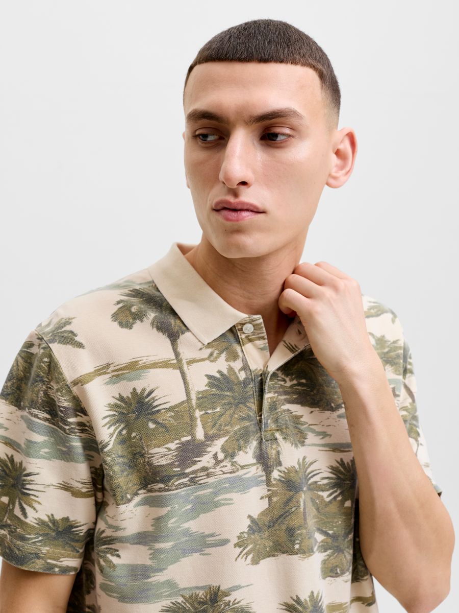 JPRBLUHAWAII AOP SS POLO