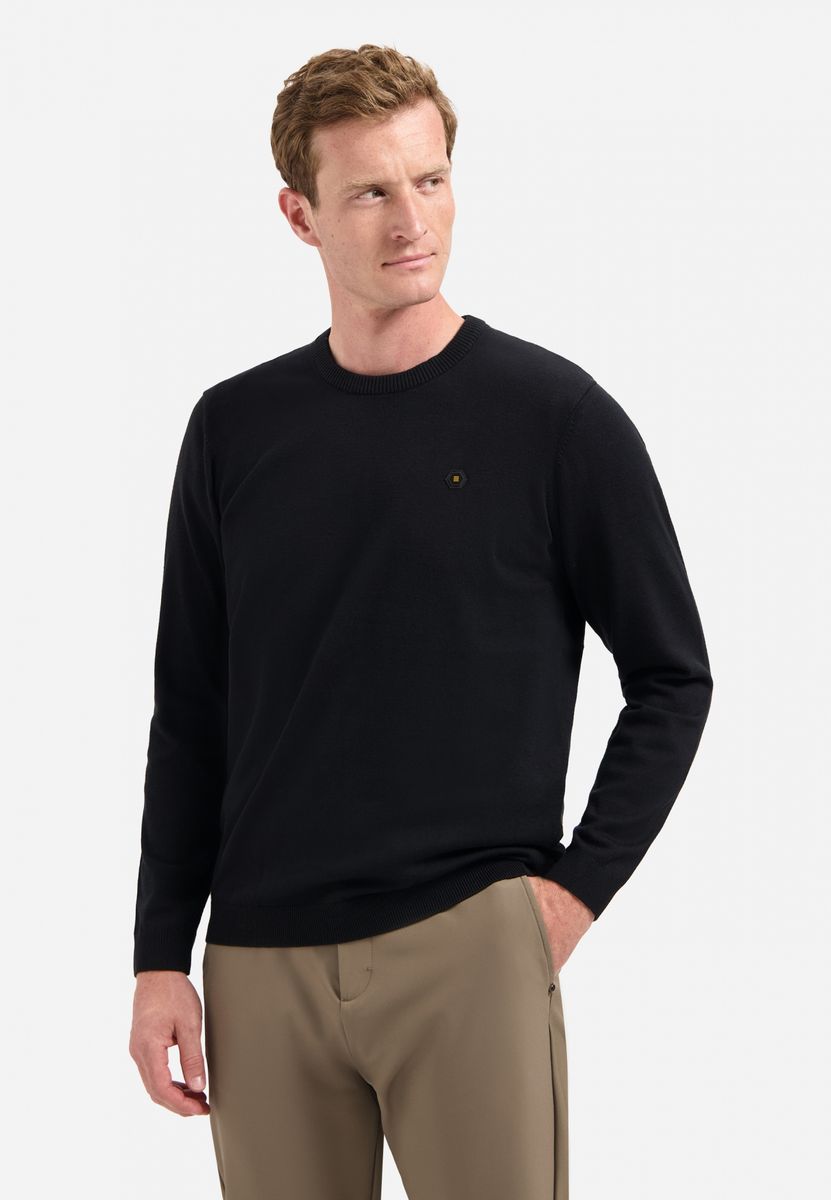 Pullover Crewneck 2 Coloured Melang