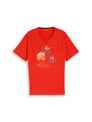 T-Shirt mit Palmen-Print