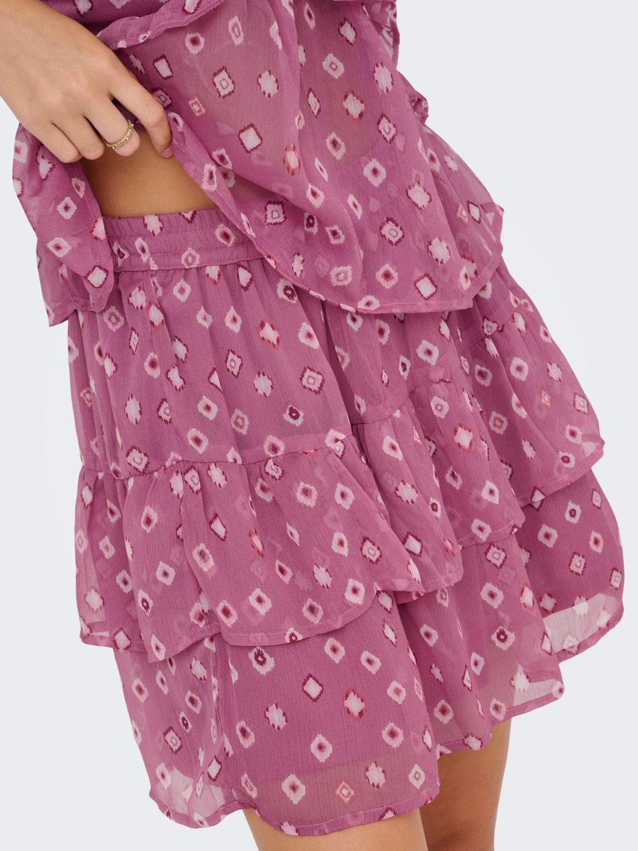 ONL30 GRETCHEN RUFFLE SKIRT WVN