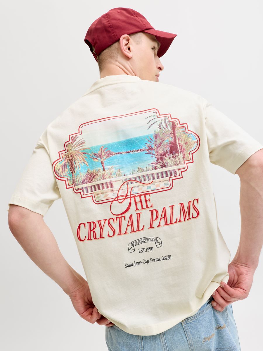 JORSANREMO BACK TEE SS CREW NECK SN